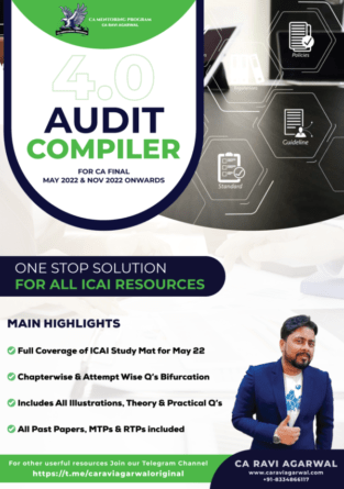 CA Final Audit Compiler 4.0 PDF New Syllabus By CA Ravi Agarwal