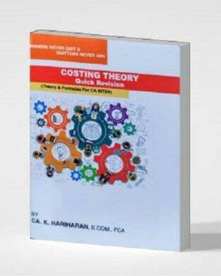 CA Inter Costing Theory & Formulae Quick Revision By CA K Hariharan