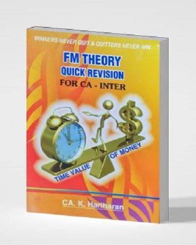 CA Inter FM Theory Quick Revision Pocket Sized By CA K Hariharan