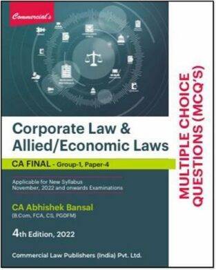 Commercial CA Final MCQs Corporate Economic Allied Abhishek Bansal