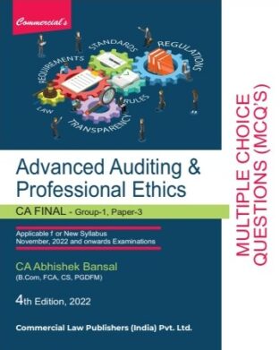 Commercial CA Final Auditing MCQs Bank By Abhishek Bansal