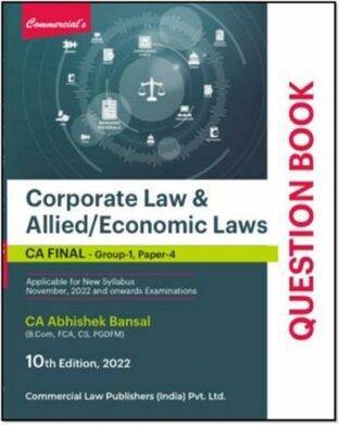 CA Final Corporate Economic Allied Laws Question Book Abhishek Bansal