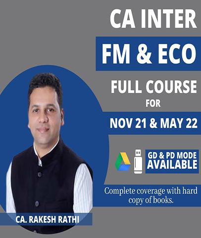 Video Lecture CA Inter FM & Eco Full Course By CA Rakesh Rathi