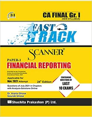 Shuchita Scanner CA Final Financial Reporting (Fast Track Edition)