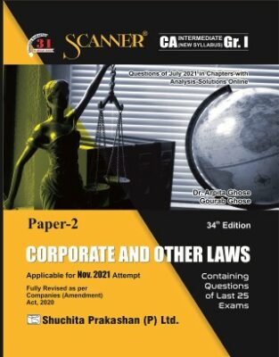 Shuchita Scanner CA Intermediate Corporate and Other Laws Regular