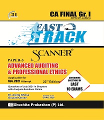 Shuchita Scanner CA Final Advanced Auditing (Fast Track Edition)