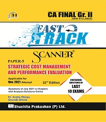 Shuchita Scanner CA Final SCMPE Fast Track Edition November 2021 Exam