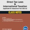 Taxmann CA Final Class Notes on Direct Taxes Laws By V Rahul Agarwal