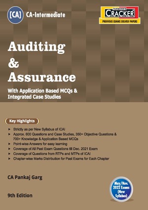 Taxmann CA Inter Cracker Auditing & Assurance By Pankaj Garg