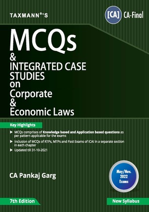 CA Final MCQs on Corporate & Economic Laws New By Pankaj Garg