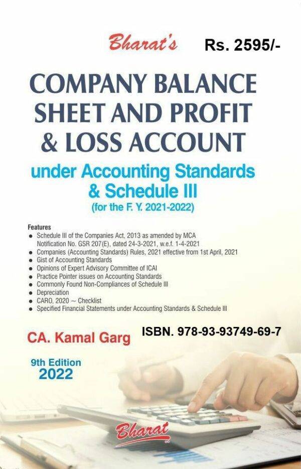 Bhara Company Balance Sheet and Profit & Loss Account Kamal Garg