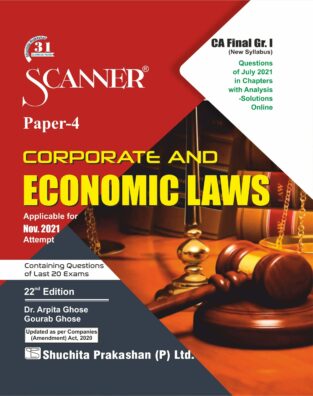 Shuchita Scanner CA Final Corporate and Economic Laws Regular