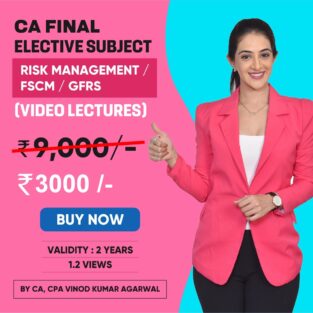 Video Lecture CA Final Elective Paper New By Vinod Kumar Agarwal
