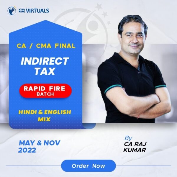 Video Lecture CA Final IDT Rapid Fire Batch Rajkumar May 2022 Exam