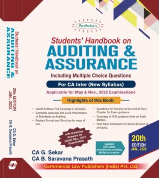 Commercial Padhuka Students Auditing Assurance New Syllabus G Sekar