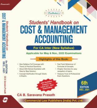Commercial CA Inter Cost and Management Acco B Saravana Prasath