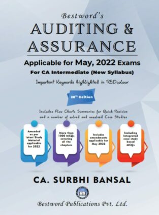 Bestword CA Inter Auditing and Assurance for New Syllabus Surbhi Bansal