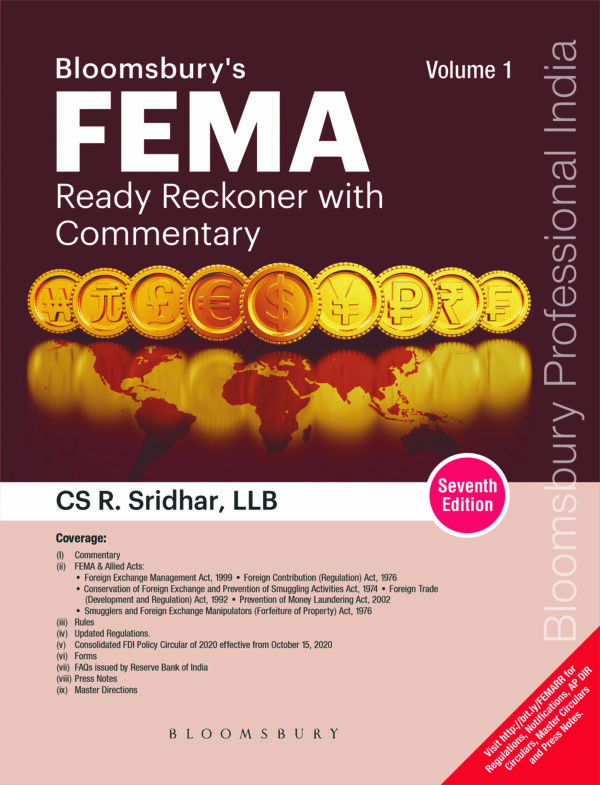 Bloomsbury FEMA Ready Reckoner with Commentary R.Sridhar