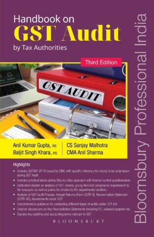 Bloomsbury Handbook on GST Audit By Tax Authorities Anil Kumar Gupta