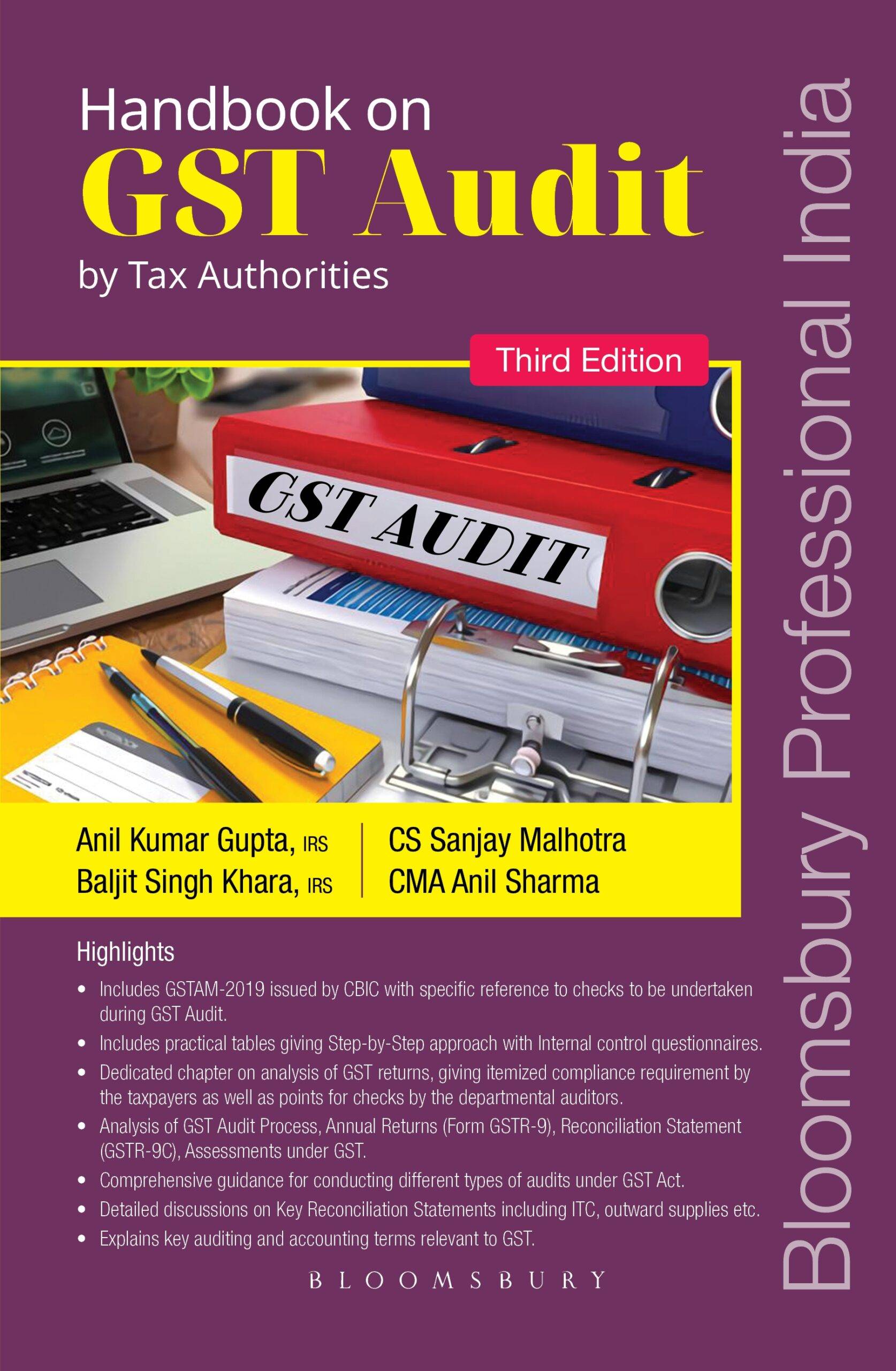 Bloomsbury Handbook on GST Audit By Tax Authorities By Anil Kumar Gupta
