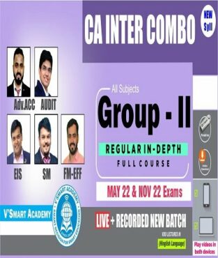 Video Lecture Combo CA Inter Group 2 All Subject Full Course