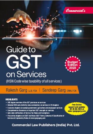 Commercial Guide to GST on Services By Rakesh Garg
