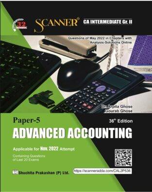 Shuchita Scanner CA Intermediate Advanced Accounting Regular Edition