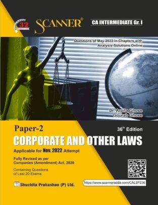 Shuchita Scanner CA Intermediate Corporate and Other Laws Regular