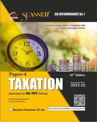Shuchita Scanner CA Intermediate Taxation Regular Edition