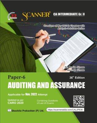 Shuchita Scanner CA Intermediate Auditing and Assurance Regular Edition