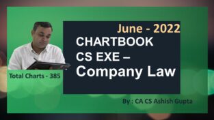 CS Executive Company Law Charts Booklet New By CA Ashish Gupta