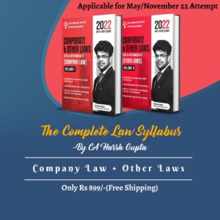 CA Inter Corporate & Other Laws New Syllabus By CA Harsh Gupta