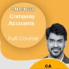 Video Lecture CMA Inter Company Accounts Full Course By CA Bishnu Kedia