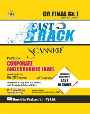 Scanner CA Final Corporate and Economic Laws (Fast Track Edition)