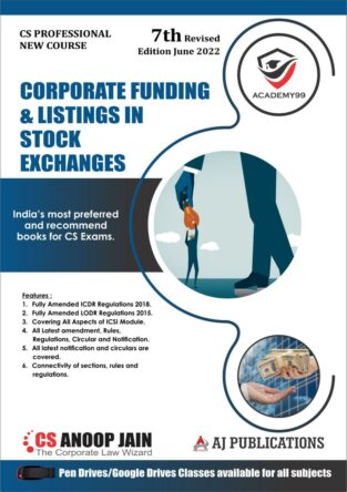 CS Professional Programme Corporate Funding Listings Anoop Jain