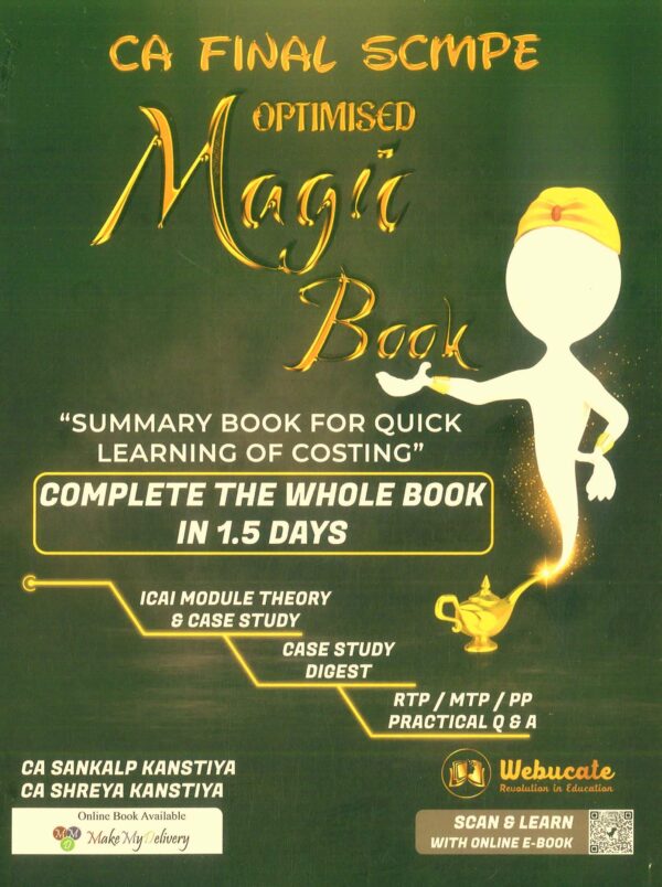 CA Final SCMPE Summary Magic Book New By CA Sankalp Kanstiya