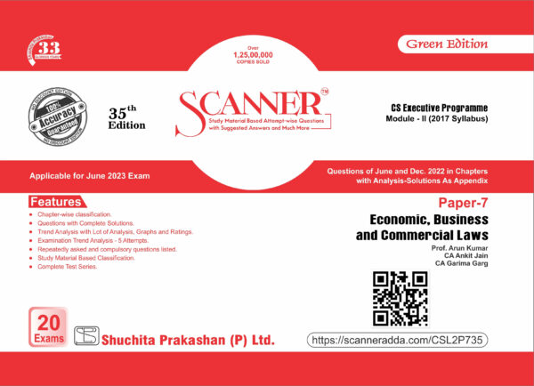 Shuchita Solved Scanner Economic Business and Commercial Laws