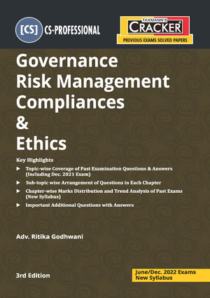 Taxmann CS Final Cracker Governance Risk Manage By Ritika Godhwani
