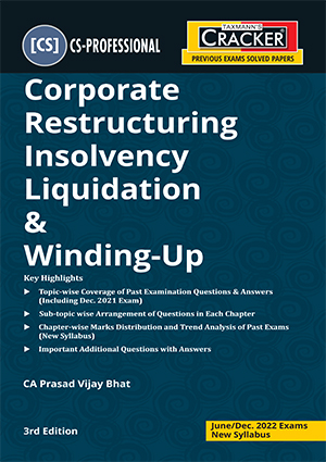 Taxmann CS Final Cracker Corporate Restructuring By Prasad Vijay Bhat