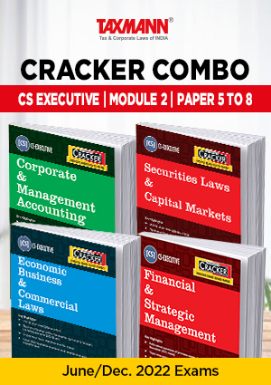 Taxmann Combo for CS inter Cracker New Syllabus By N S Zad