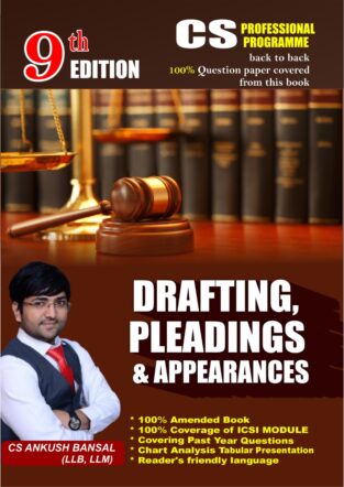 MMD CS Professional Drafting Appearances Pleadings Ankush Bansal
