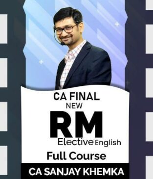 Video Lecture CA Final Risk Management New Syllabus Sanjay Khemka