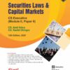 Bharat CS Executive Securities Laws and Capital Market by Amit Vohra.