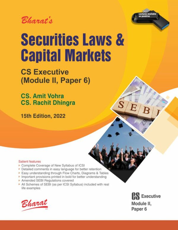 Bharat CS Executive Securities Laws and Capital Market by Amit Vohra.