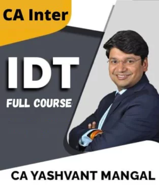 Video Lecture CA Inter Indirect Tax laws Full Course By Yashvant Mangal