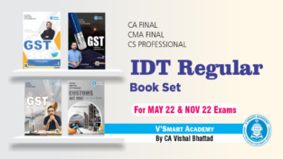 CA Final Indirect Tax Laws Regular Book Set By CA Vishal Bhattad