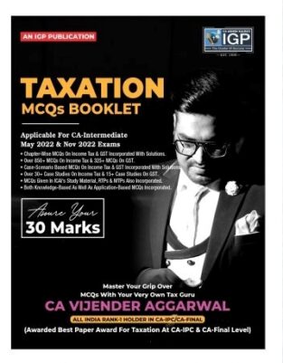 IGP Publication Taxation MCQs Booklet Vijender Aggarwal