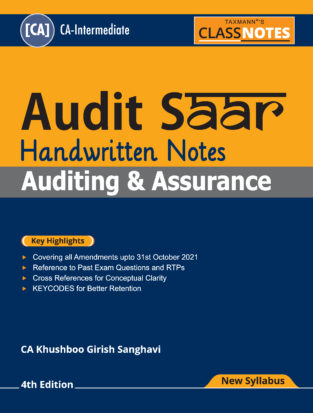 CA Inter CLASS NOTES for Audit SAAR New By Khusboo Girish Sanghavi