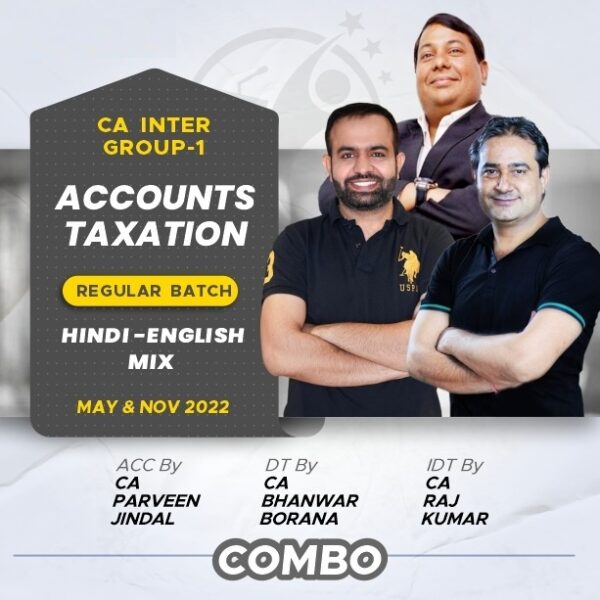 Video Lecture CA Inter Accounts & Taxation New Syllabus May 2022
