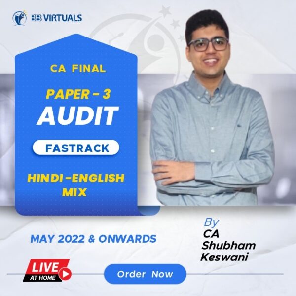 Video Lecture CA Final Audit By CA Shubham Keswani